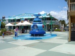 Cartoon Beach Water Play At Sea World