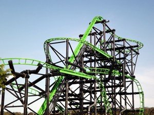 Green Lantern Rollercoaster at Movie World